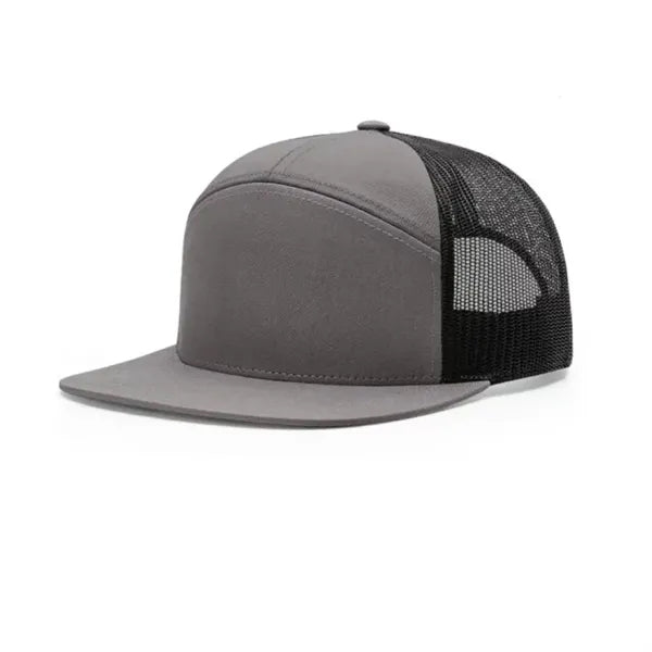 7-Panel Mesh Embroidery Trucker Cap