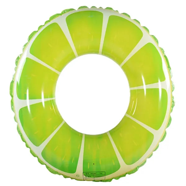 PVC fruit pattern swimming ring
