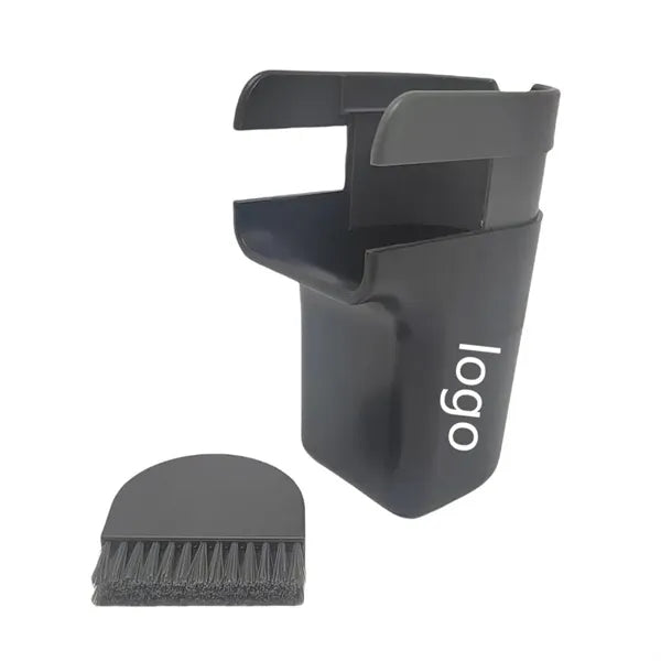 0.5L Hanging Desktop Trash Can with Broom Brush