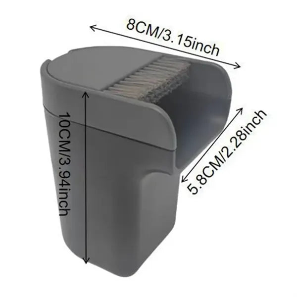0.5L Hanging Desktop Trash Can with Broom Brush