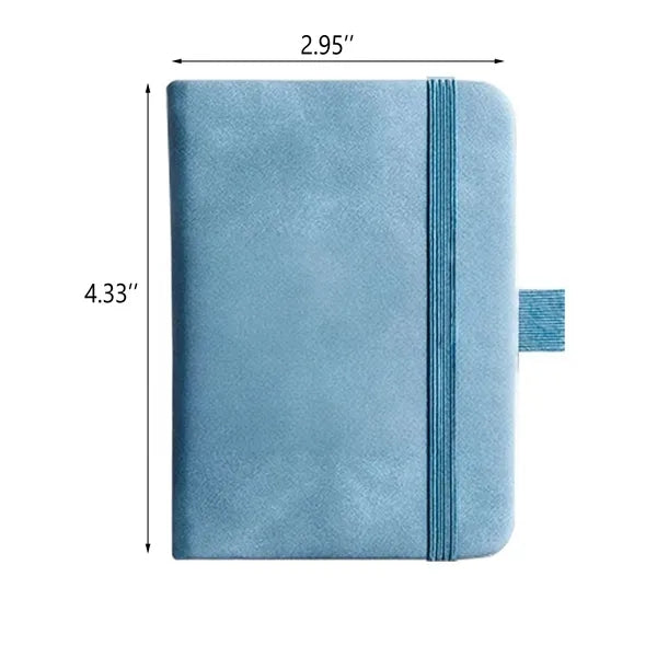 A7 Notebooks Leather Pocket Notepads 200 Pages/100 Sheets