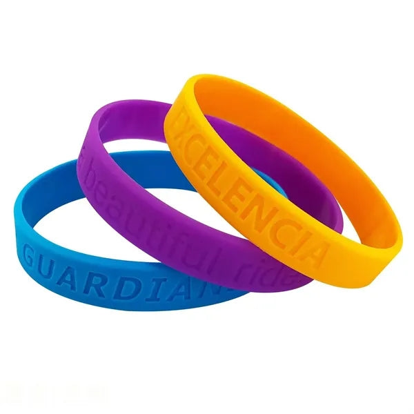 Debossed Awareness Silicone Bracelet