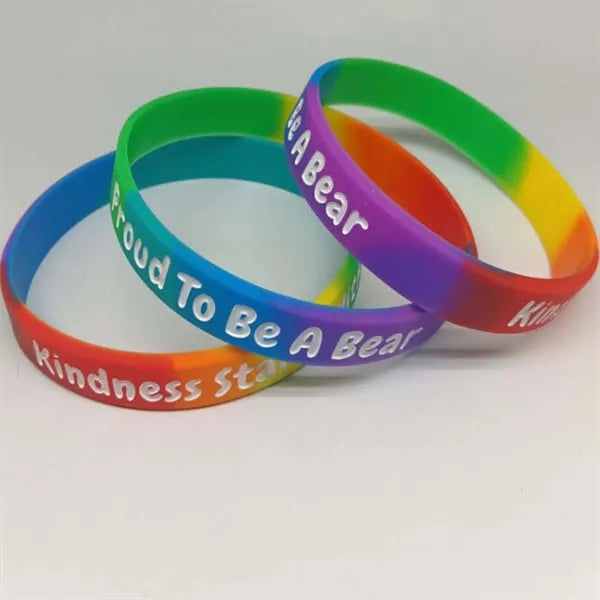 Debossed Awareness Silicone Bracelet