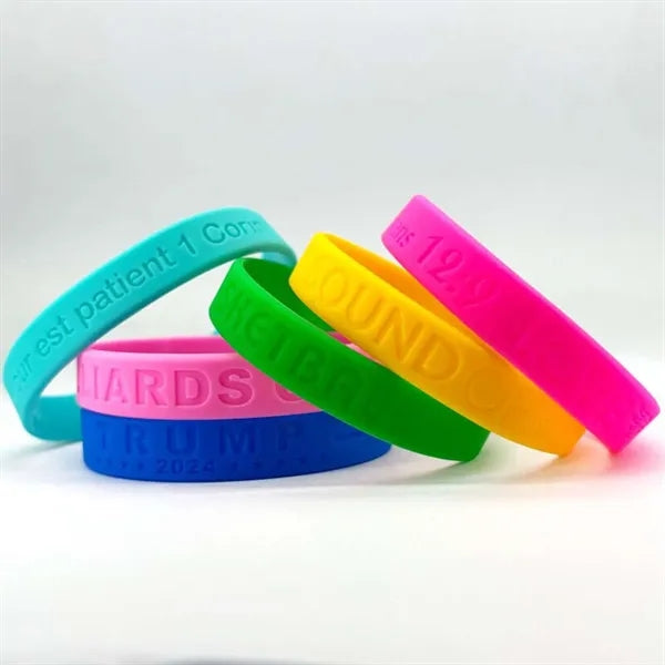 Debossed Awareness Silicone Bracelet