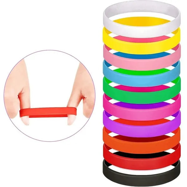Screen Printed Silicone Bracelet