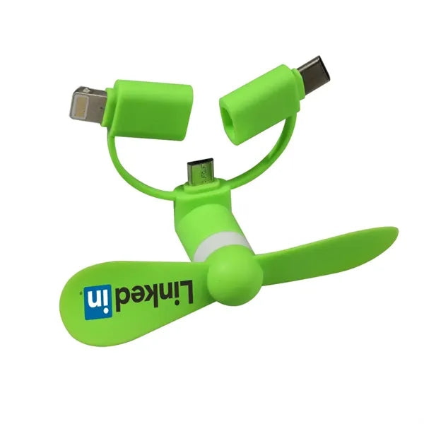 Mini 3-in-1 Portable Phone Fan