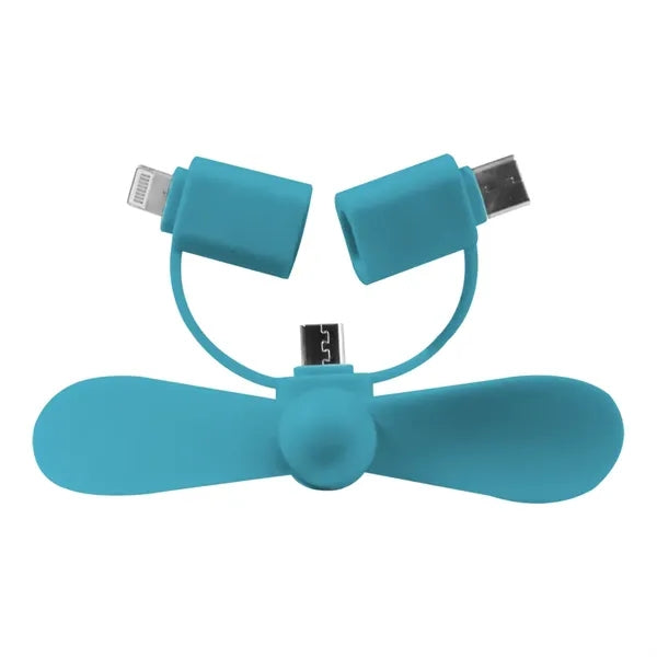 Mini 3-in-1 Portable Phone Fan