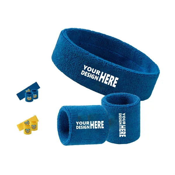 Cotton Sport Sweatbands Set