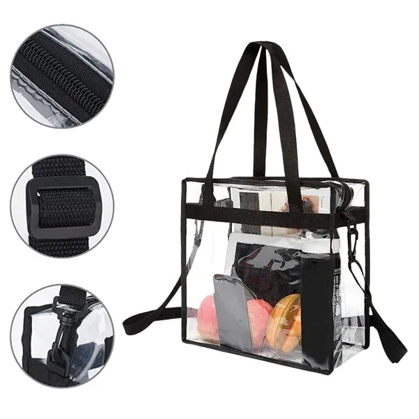 Clear Tote Bag With Shoulder Straps