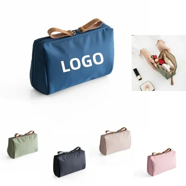 Leather Makeup Bag Organizer