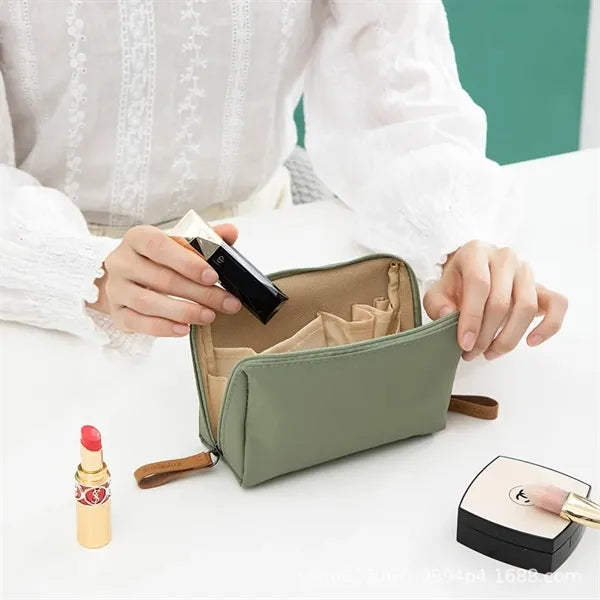 Leather Makeup Bag Organizer