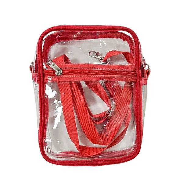 Clear PVC Crossbody Bag