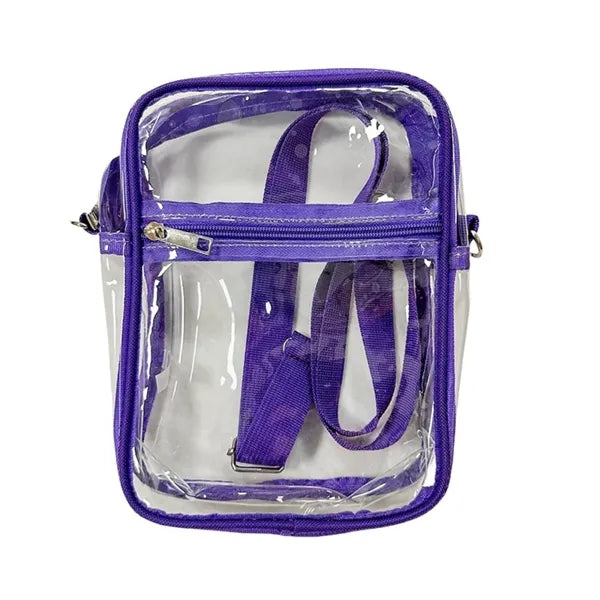 Clear PVC Crossbody Bag