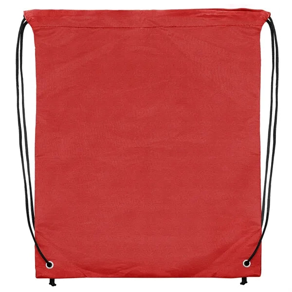 14.5x17.5 210D Polyester Drawstring Backpack