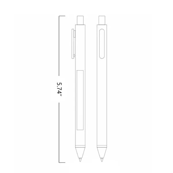 Colorful Vibrant Retractable Ballpoint Ink Pens