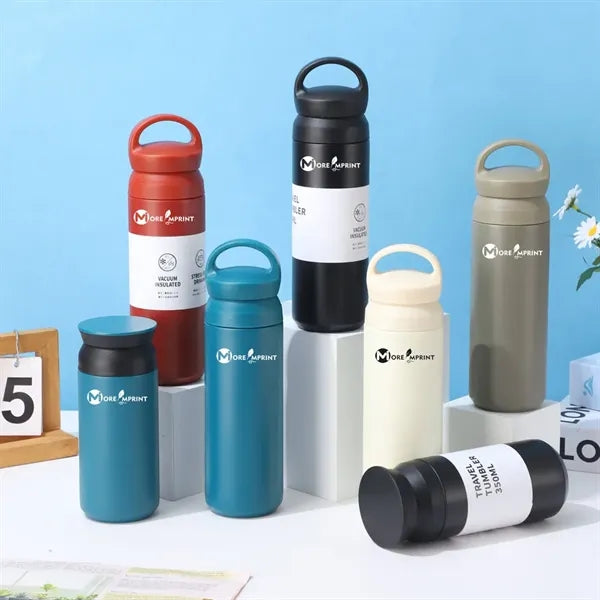 12 oz/16 oz Travel Flask Tumbler Car Coffee Mug With Lid