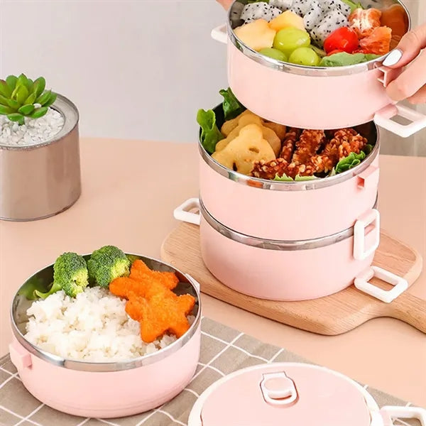1400ml 304 Stainless Steel Thermal Lunch Box