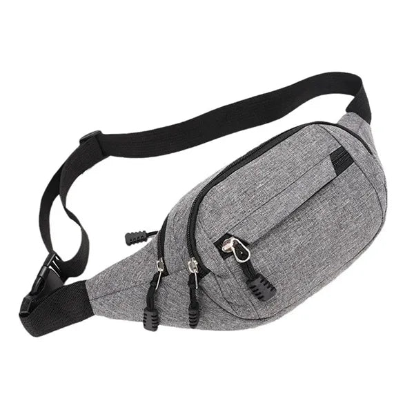 Sports Fanny Pack for Men Women Waist Bag with 3 Pockets