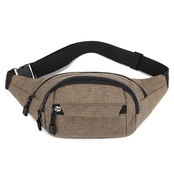 Sports Fanny Pack for Men Women Waist Bag with 3 Pockets