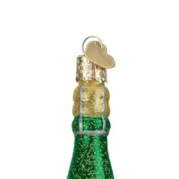 Christmas Glass Wine Bottle Ornaments