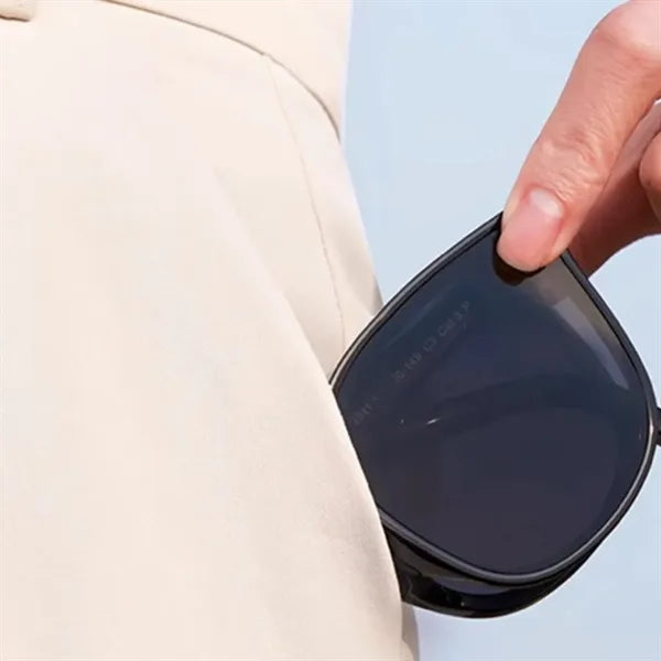 Oversized foldable Large Rectangle UV Protection Sunglasses