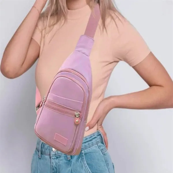 Small Sling Backpack Crossbody Chest Bag Daypack Fanny Pack