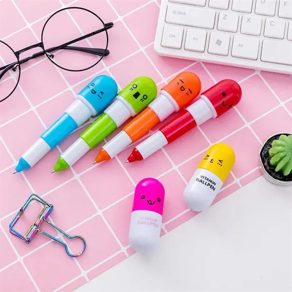 Capsule Retractable Ballpoint Pen