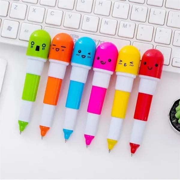 Capsule Retractable Ballpoint Pen
