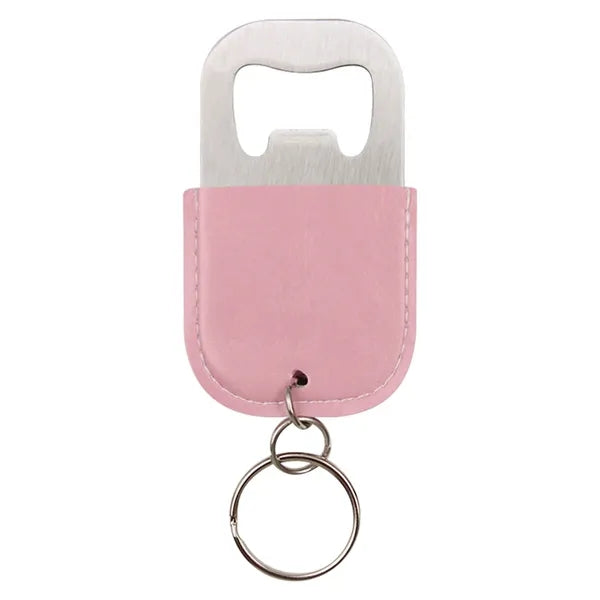 Leather Key Chains With Bottle or Can Opener