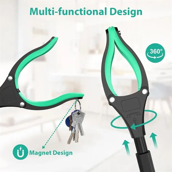 32" Foldable Reacher Grabber Pickup Tool