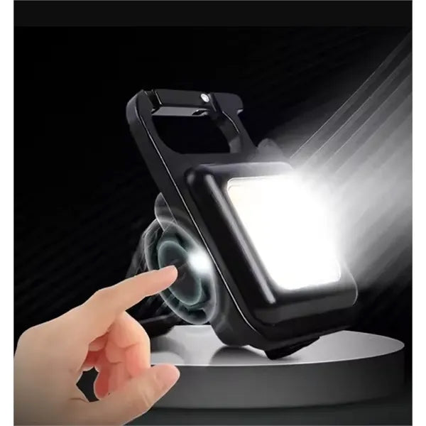 Emergency Light with Folding Bracket Bottle Opener