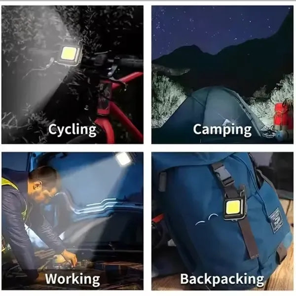 Emergency Light with Folding Bracket Bottle Opener