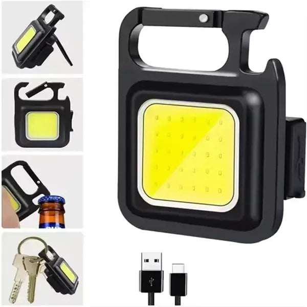 Emergency Light with Folding Bracket Bottle Opener
