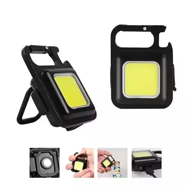 Emergency Light with Folding Bracket Bottle Opener