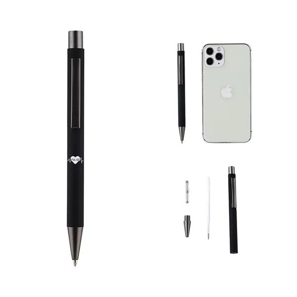 Aluminum Rod Carbon Metal Ballpoint Pen