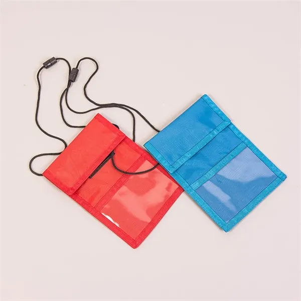 Event Badge Holder Pouch Neck Wallets