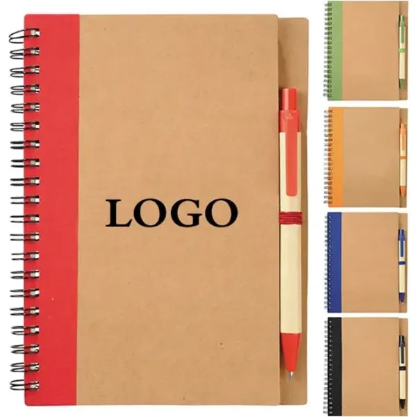 Spiral Notebook with Pen