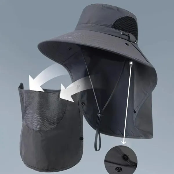 Multi-Function Sun Hats Face-Neck UV Protection Summer