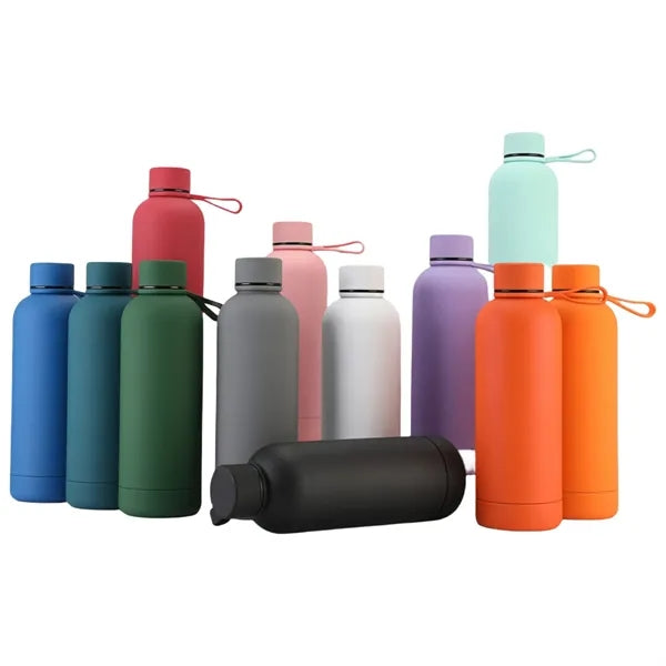 17oz Stainless Steel Insulated Narrow Mouth Sports Water Cup