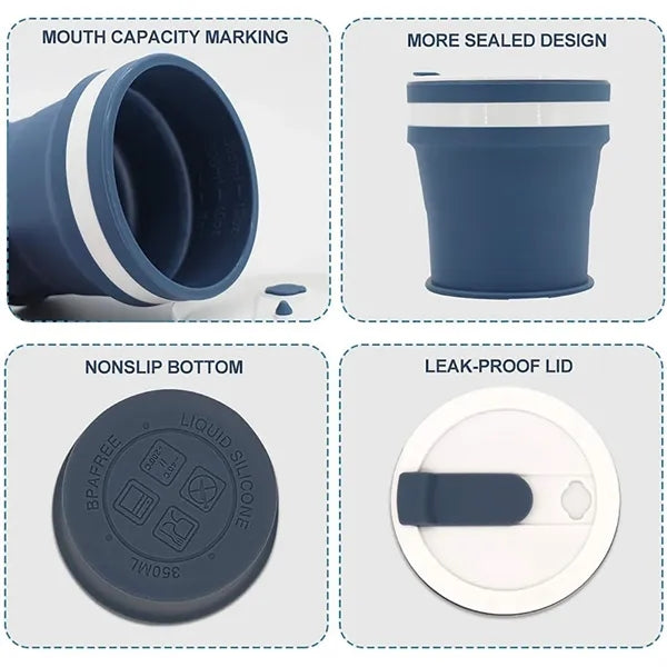 Foldable Silicone Travel Coffee Mug