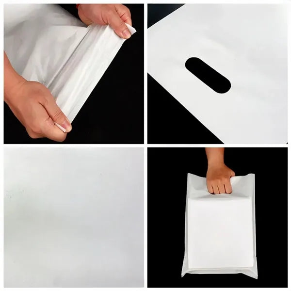 12" x15" Die-Cut Handle Plastic Bag