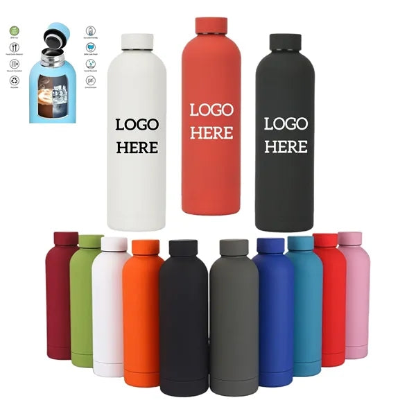 24oz Stainless Steel Insulated Narrow Mouth Sports Water Cup