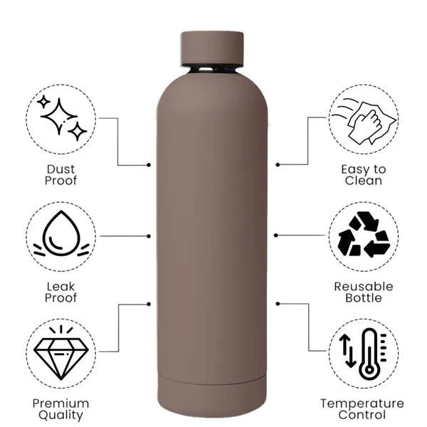 24oz Stainless Steel Insulated Narrow Mouth Sports Water Cup
