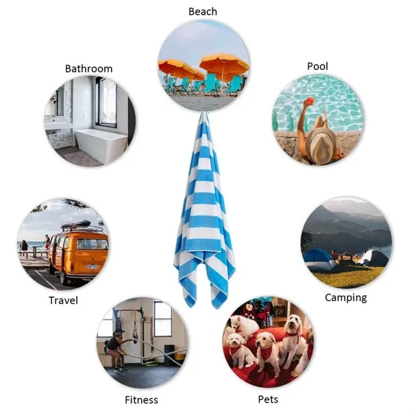 Premium Microfiber Quick Dry Beach Towel