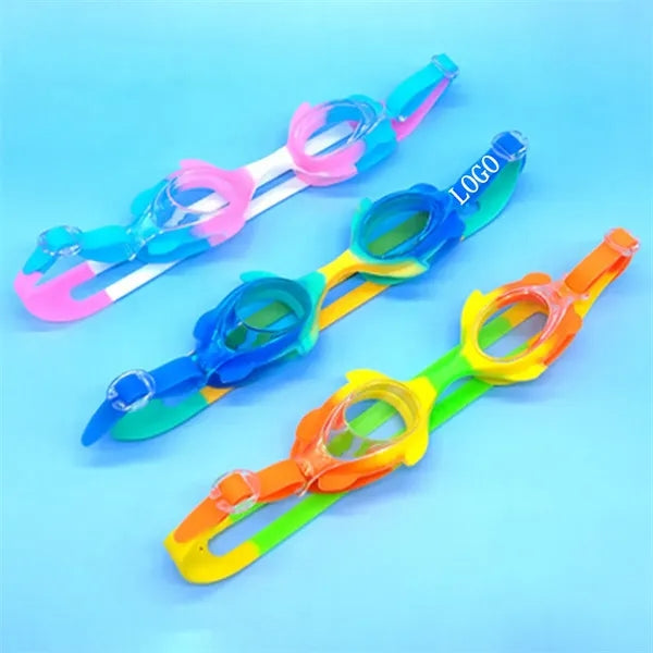 Colorful Silicone Goggles For Children