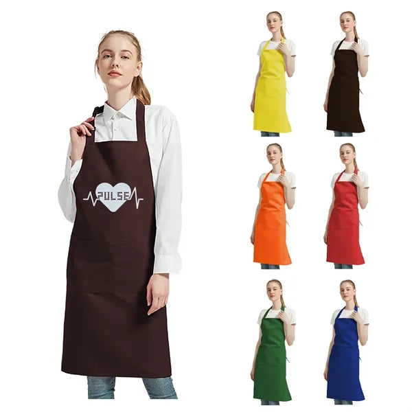30" Unisex Water-Resistant Polyester Cotton Aprons