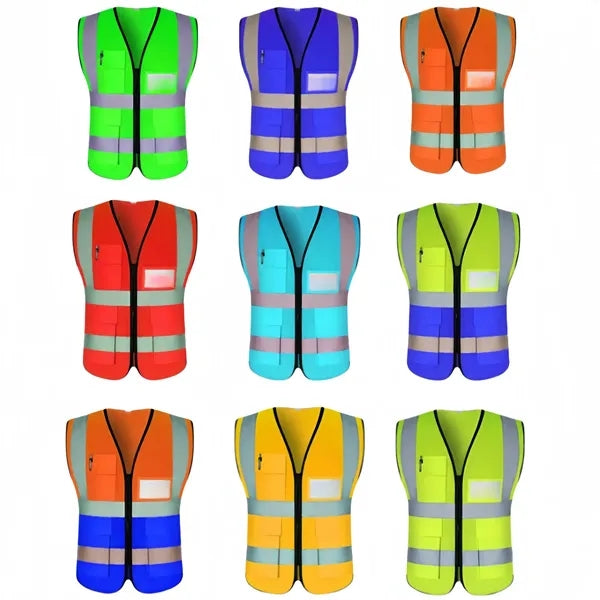 Traffic duty construction site reflective vest