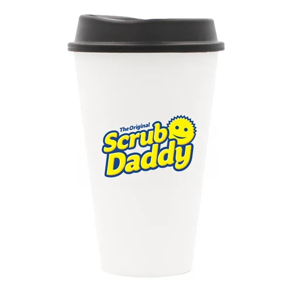17 Oz. Java Flex, White