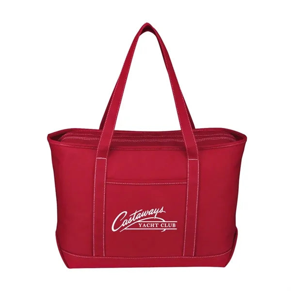 Large 24 Oz. Recycled Cotton Yacht Tote Bag