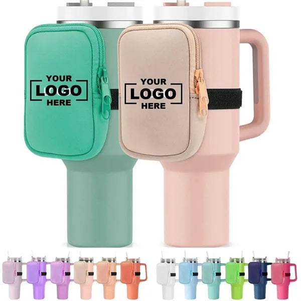 New 40oz Bottle Carrier with Coin Pouch and Outdoor Bag